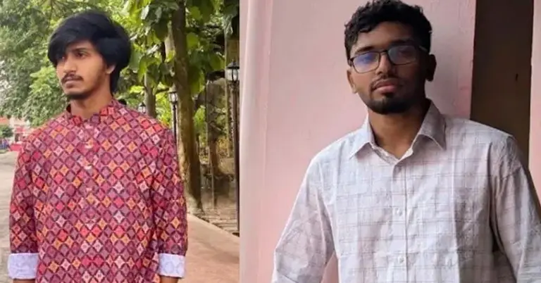 নিহত শিক্ষার্থী অর্ণব চন্দ ও শান্ত দেব